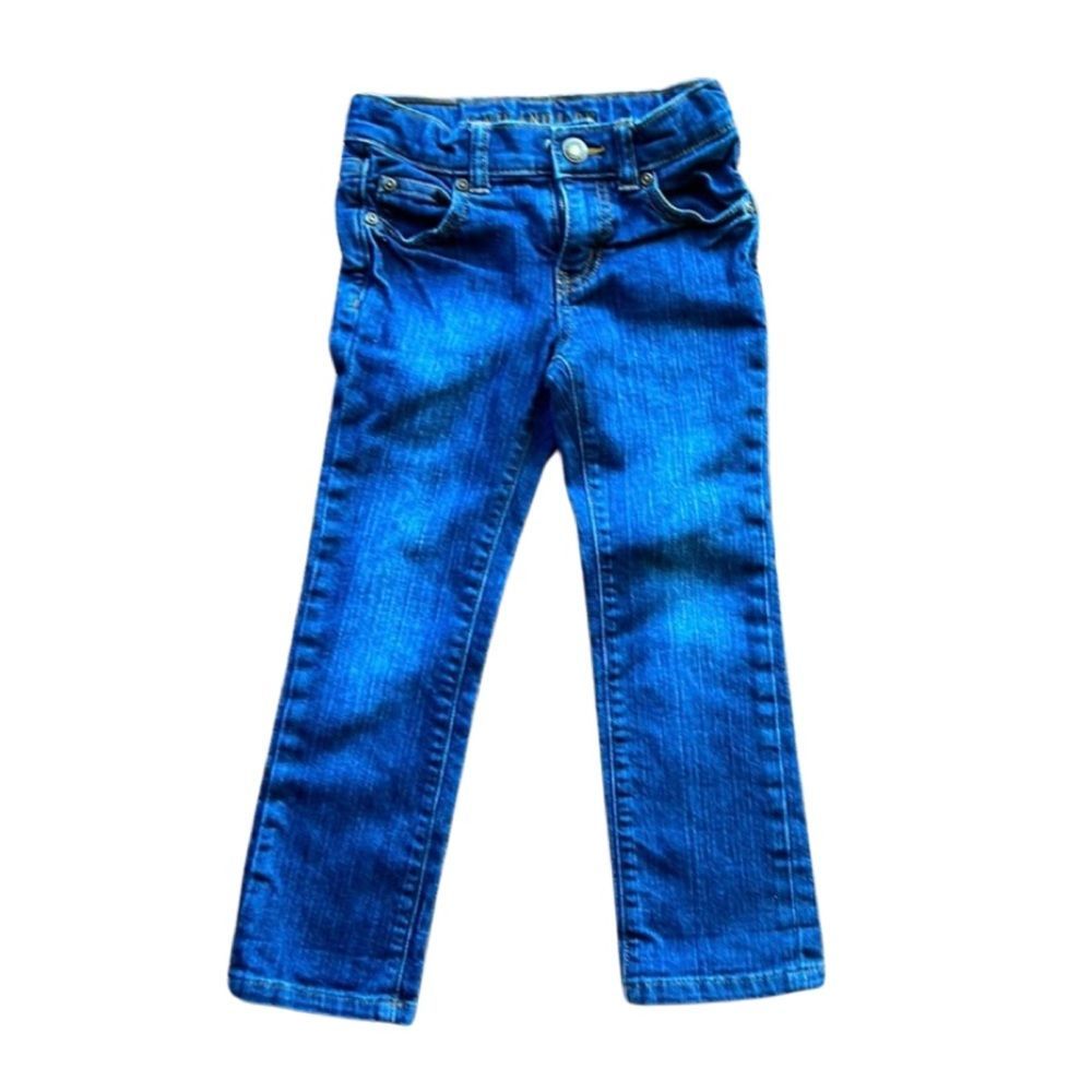 Like🆕JANIE & JACK blue Jeans boys size 4 - Picture 1 of 5